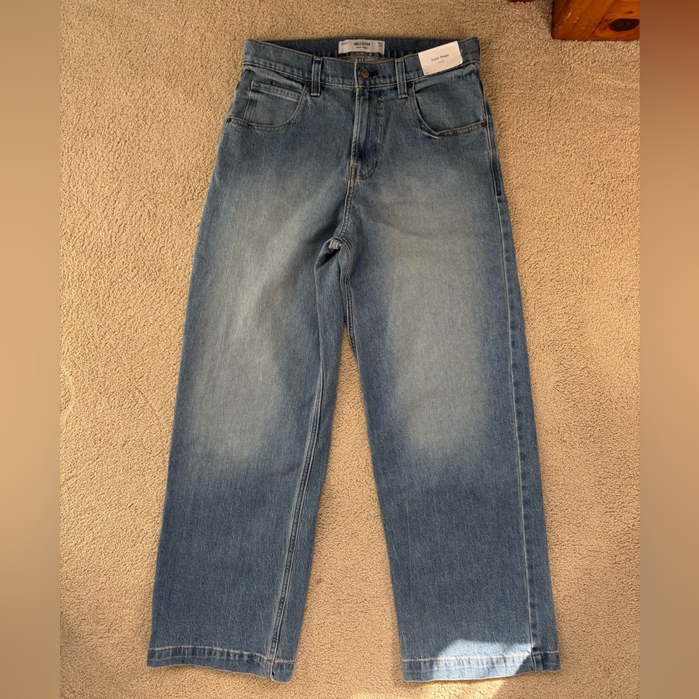Hollister Relaxed Fit Light Blue Jeans